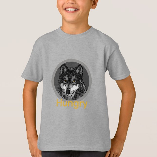 Hambre - Camiseta básica para niños (Anverso)