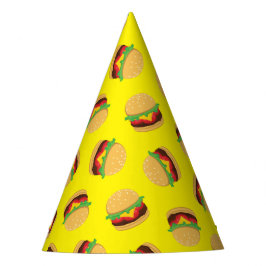Hamburger Birthday Party Burger Fiesta Gorra