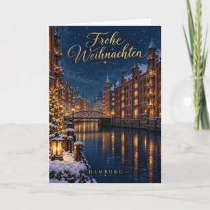 Hamburgo Speicherstadt Feliz Navidad