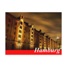 Hamburgo tarjeta postal - ciudad de memoria