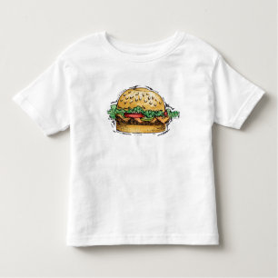 Hamburguesa - camiseta del niño