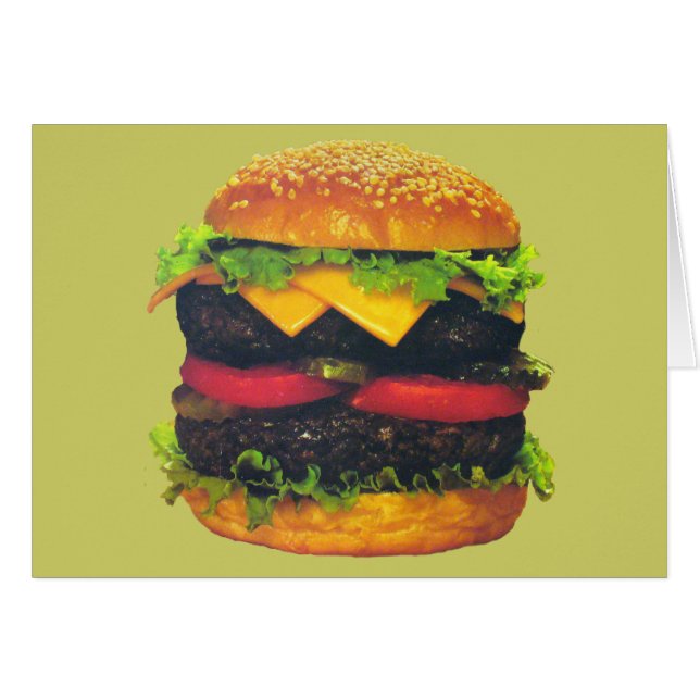 Hamburguesa doble de lujo con queso (Anverso (Horizontal))