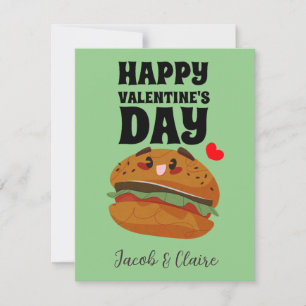 hamburguesa linda, Feliz día de San Valentín perso