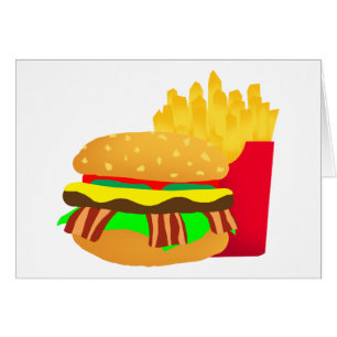 Hamburguesa y frisos