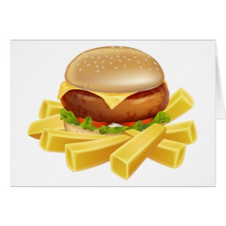 Hamburguesa y microprocesadores o patatas fritas