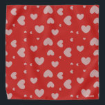 HAMbWG - Bandana - Corazones - Gris con cualquier<br><div class="desc">HAMbyWhiteGlove - Hearts Bandana - Gris con cualquier color!</div>