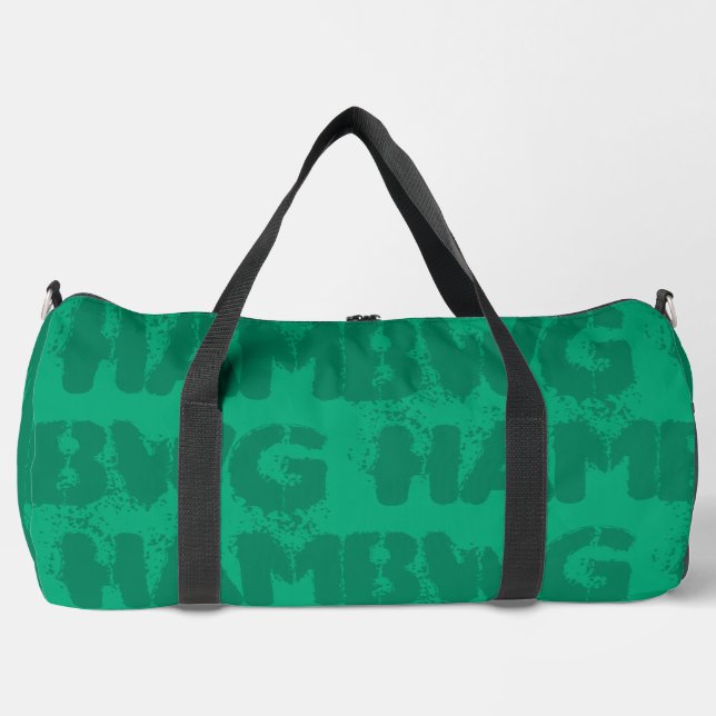 HAMbWG- Bolsa de gimnasio de Duffle, verde (Anverso)