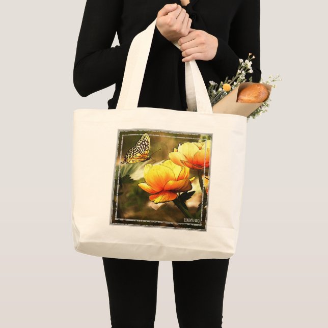 HAMbWG - Bolsa de mano - Mariposa de mantequilla n (Anverso (producto))