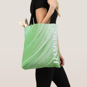 HAMbWG - Bolsa de mano - Remolino verde lima con l