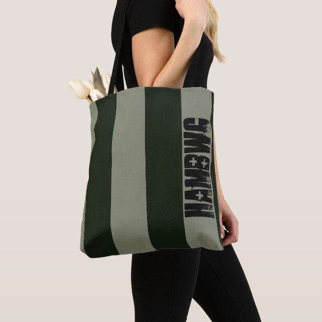 HAMbWG - Bolsa de mano - Verde militar HAMbWG Logo (Detalle)