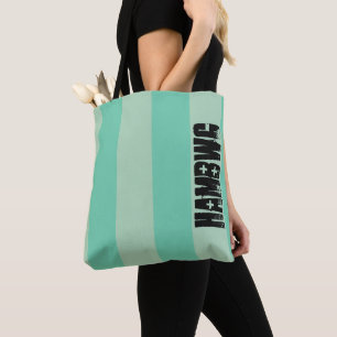 HAMbWG - Bolsa de tote - Logotipo de tira de menta