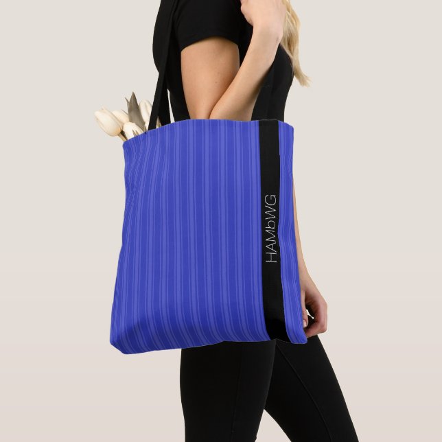 HAMbWG - Bolsa Tote - Azul de piscina (Detalle)