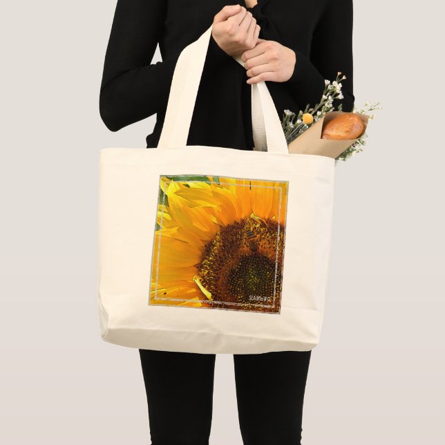 HAMbWG - Bolsa Tote - Girasol pintado (Anverso (producto))