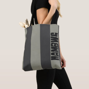 HAMbWG - Bolsa Tote - Logo de Khaki Gray HAMbWG