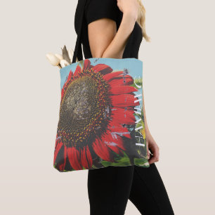 HAMbWG - Bolsas de Tote - Girasol rojo