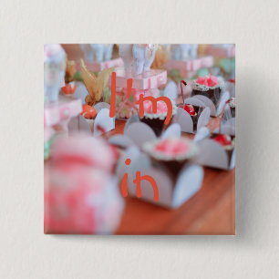 HAMbWG - Botón cuadrado - Estoy en w/Pastry