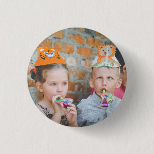 HAMbWG - botón cuadrado - niño de fiesta de cumple