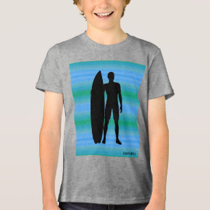 HAMbWG - Camisa en T - Gradientes azules Aqua
