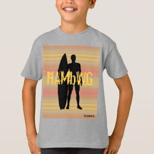 HAMbWG - Camisa en T - Surfista de gradientes páli