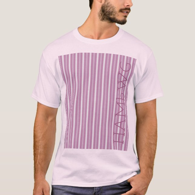 HAMbWG - Camiseta - Banda rosa (Anverso)