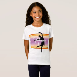 HAMbWG - camiseta - Naranja Violet Ballerina