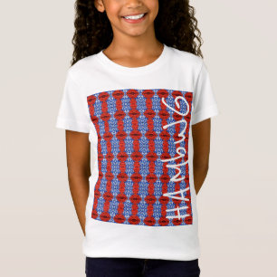 HAMbWG - Camiseta niña - Rojo Azul
