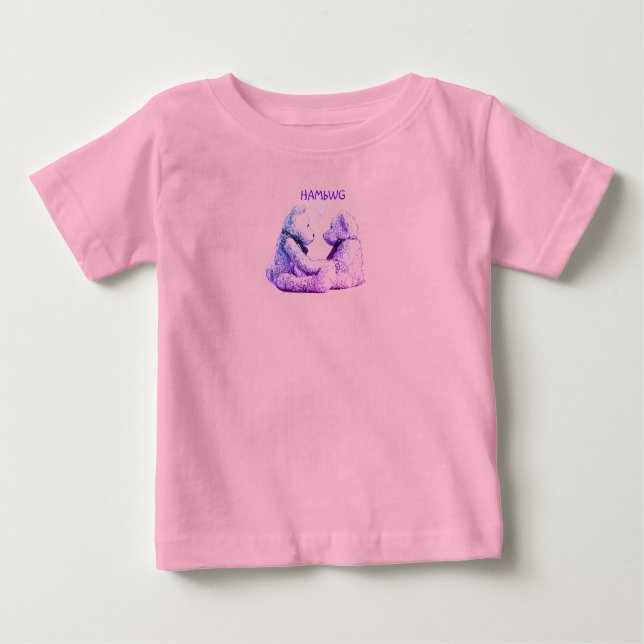 HAMbWG - Camiseta para niños - Amor al oso de pelu (Anverso)