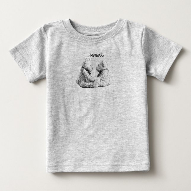 HAMbWG - Camiseta para niños - Amor al oso de pelu (Anverso)