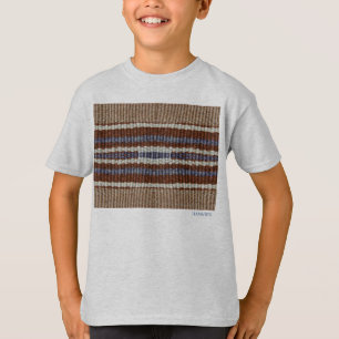 HAMbWG - Camiseta para niños - Azul marrón hipster
