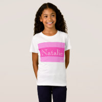 HAMbWG - Camiseta para niños - Bandas rosadas
