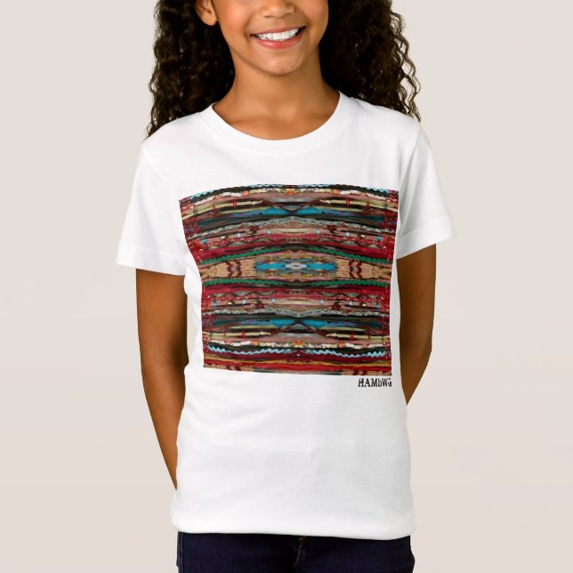 HAMbWG - Camiseta para niños - Diseño bohemio (Anverso)