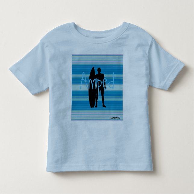 HAMbWG - Camiseta para niños - Gradientes azules (Anverso)