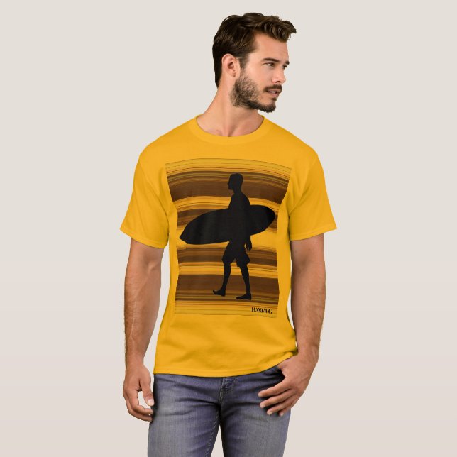 HAMbWG - Camiseta para niños - Gradientes de oro (Anverso completo)