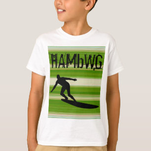 HAMbWG - Camiseta para niños - Gradientes verdes