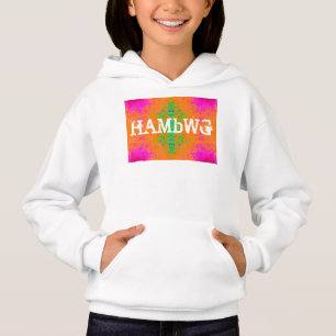 HAMbWG - Camiseta para niños - verde Naranja rosad