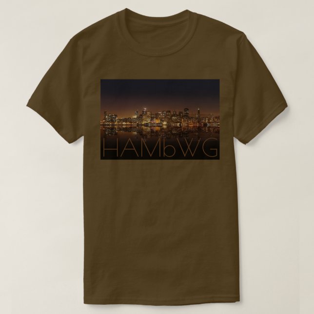 HAMbWG - Camiseta - Reflexión de la ciudad 010417  (Diseño del anverso)