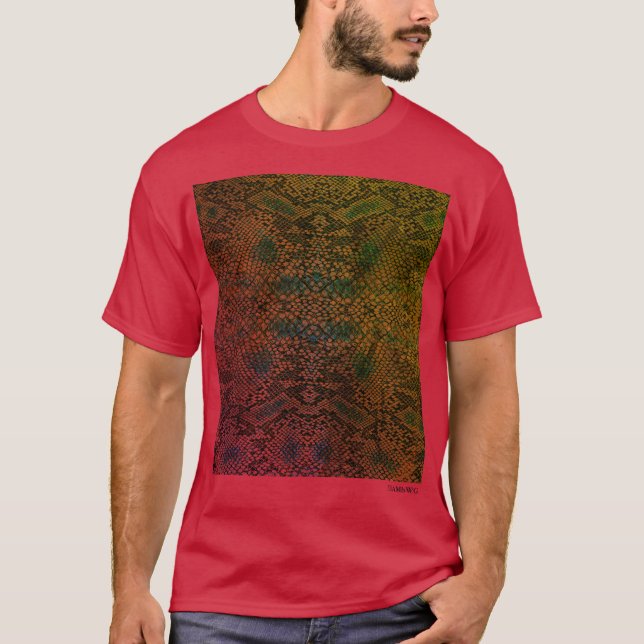 HAMbWG - Camisetas - Diseño de piel de serpiente (Anverso)