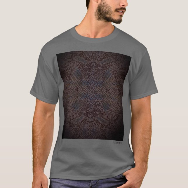HAMbWG - Camisetas - Diseño de piel de serpiente (Anverso)