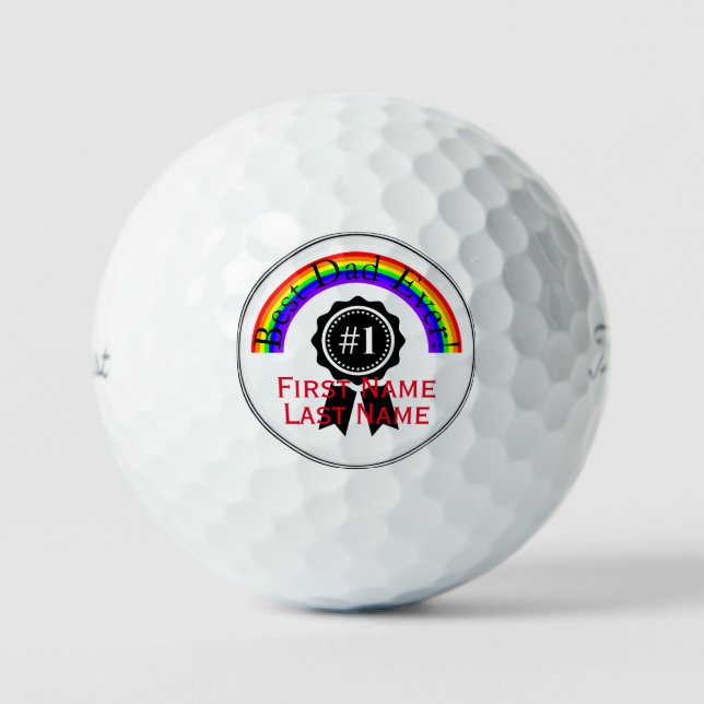 HAMbWG de mejores bolas de golf arcoiris de mi pad (Anverso)