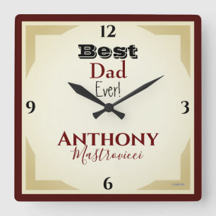 HAMbWG Mejor reloj de pared de papá