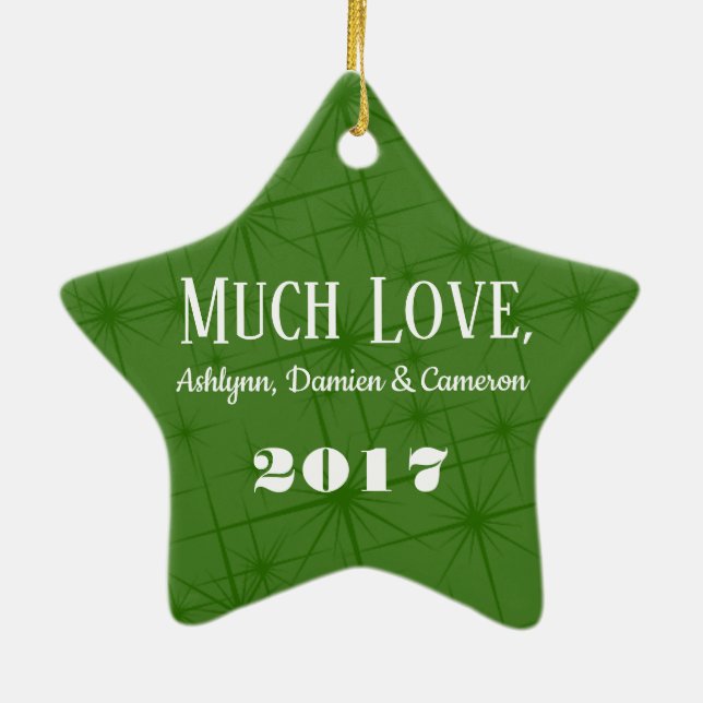 HAMbWG - Ornamento - Estrella - Personalizable (Atrás)