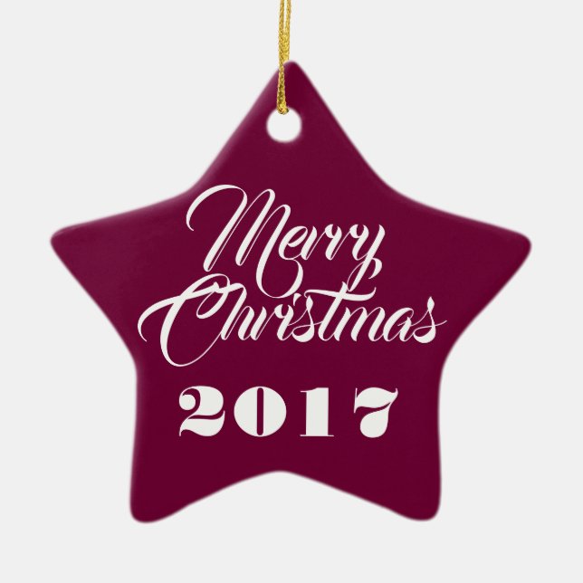 HAMbWG - Ornamento - Estrella - Personalizable (Frente)