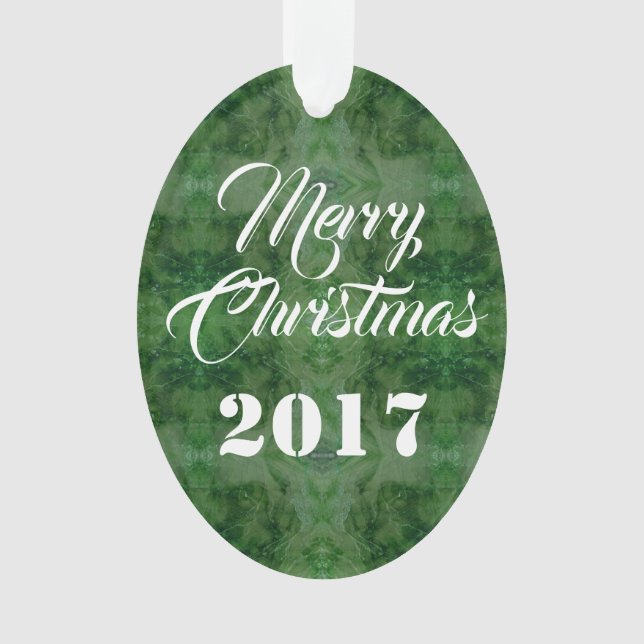 HAMbWG - Ornamento óval - Esmeralda (Anverso)