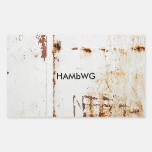 HAMbWG - Pegatinas - Logotipo de W blanco angustia