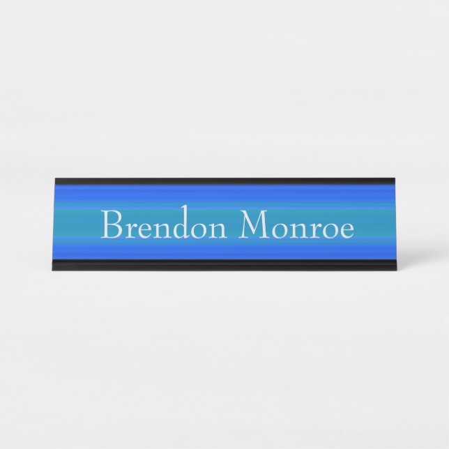 HAMbWG - Placa de nombre de escritorio - Gradiente (Anverso)