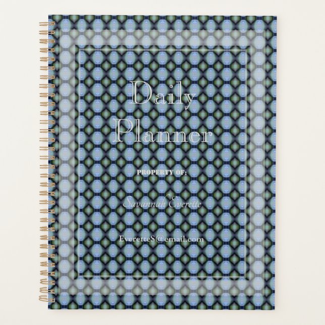 HAMbWG - Planificador diario - Periwinkle (Anverso)