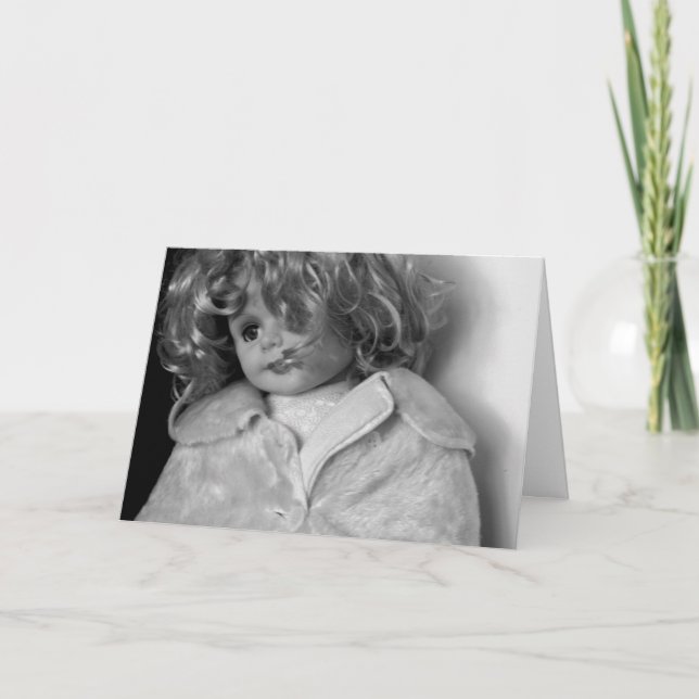 HAMbWG - Tarjeta de felicitación - Girly Doll (Anverso)