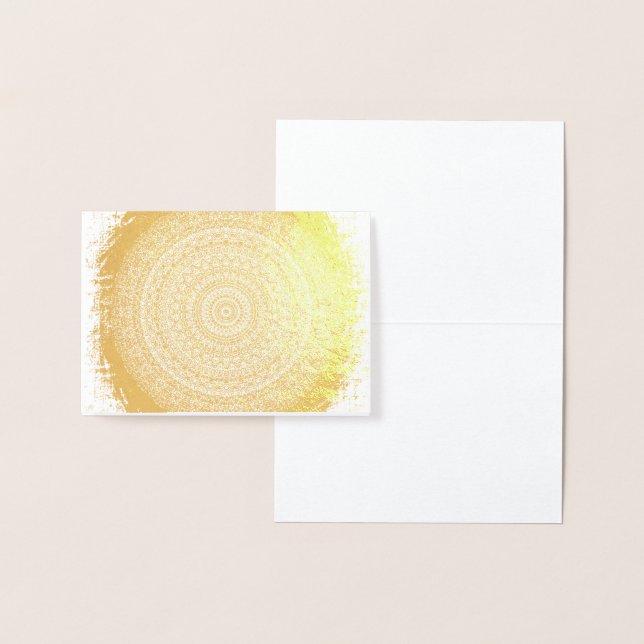 HAMbWG - Tarjeta de Hoja de Oro - Mandala (Demostración)