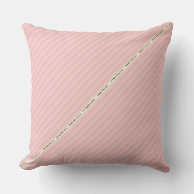 HAMbyWG - almohada - franjas de color Personalizad (Anverso)