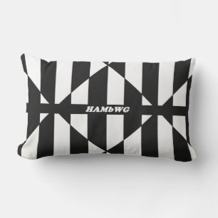 HAMbyWG Banda de almohada Lumbar exterior Blk/Wh D